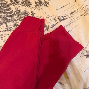 Athleta Coaster Luxe jogger—red berry MP
